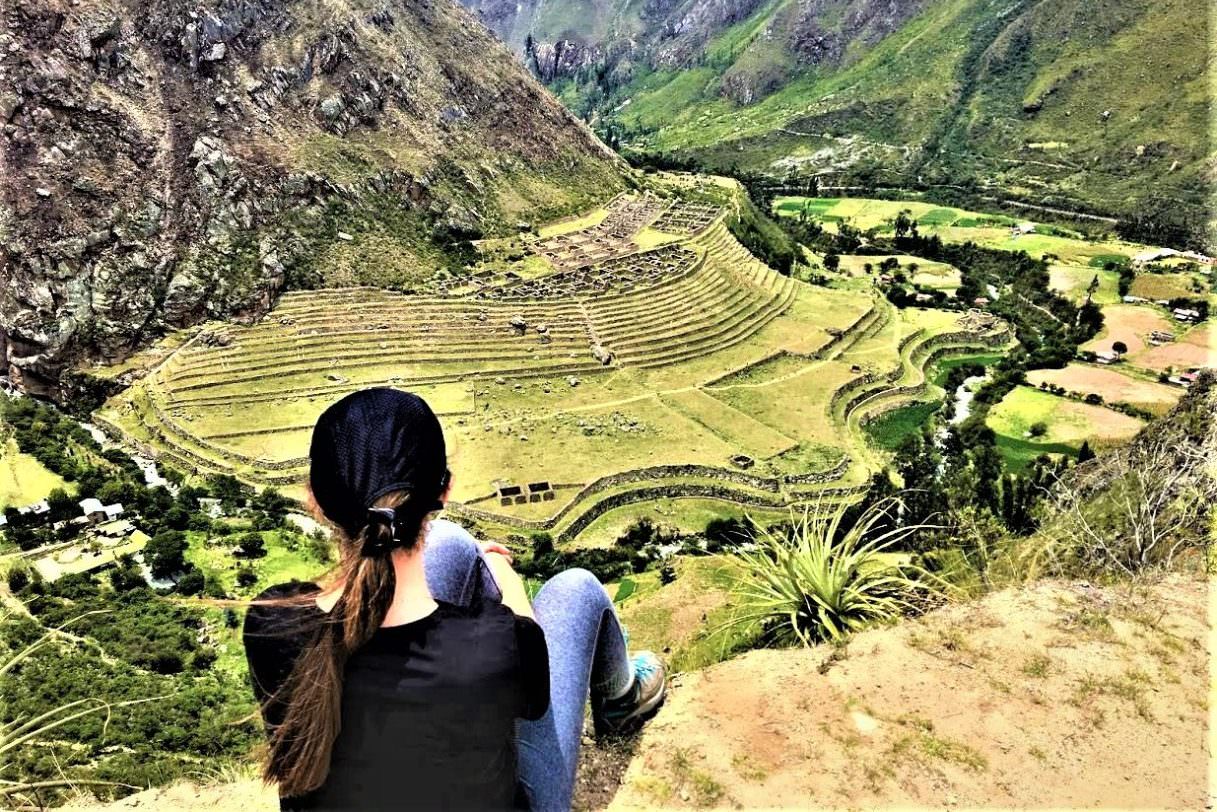 Viw of Llaqtapta, Inca trail