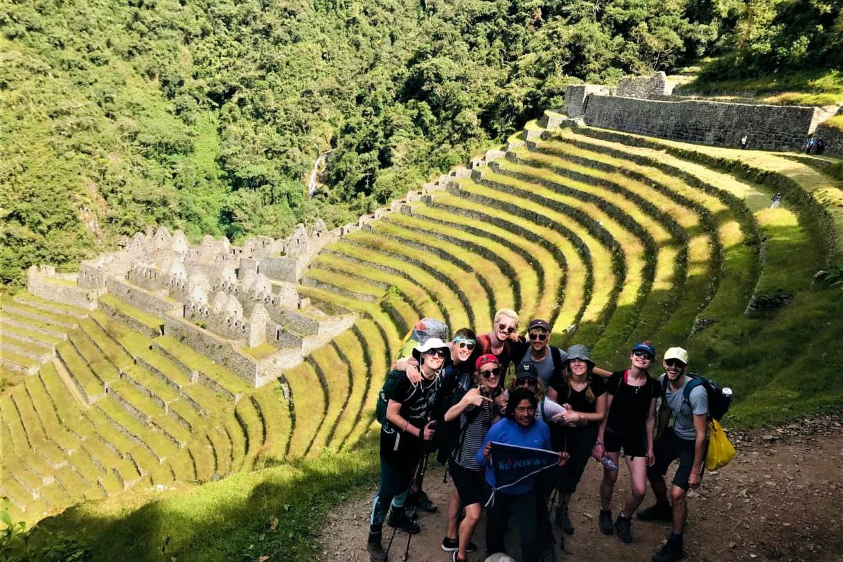 Group of Inca trail hikers