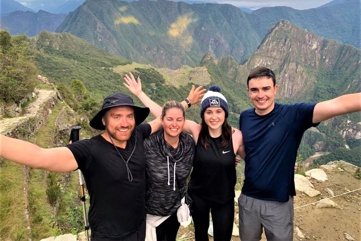 Sungate, arival to Machu Picchu