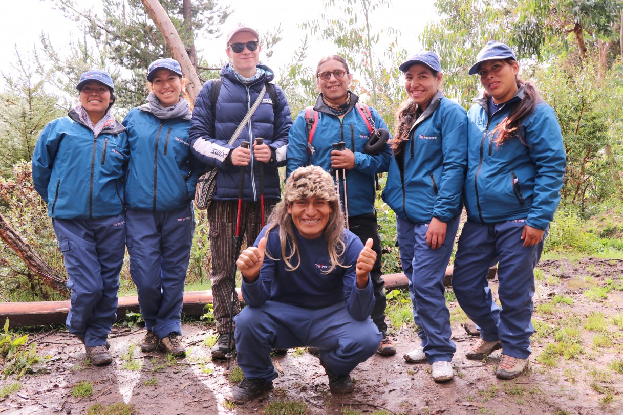 Our Team during the Alternative Inca Trail